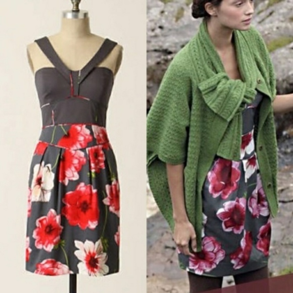 Anthropologie Hollyhock Dress by Sine